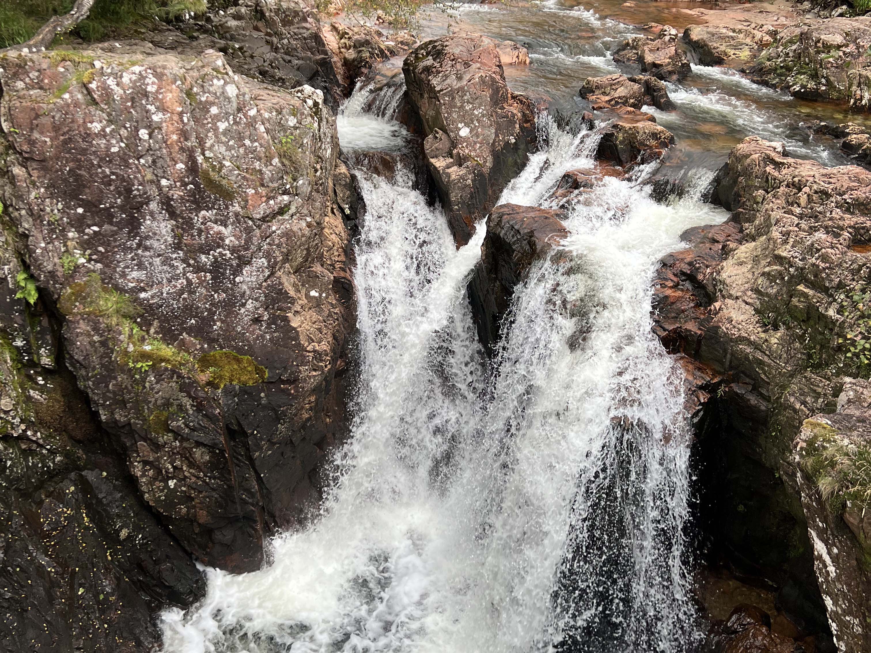 a waterfall