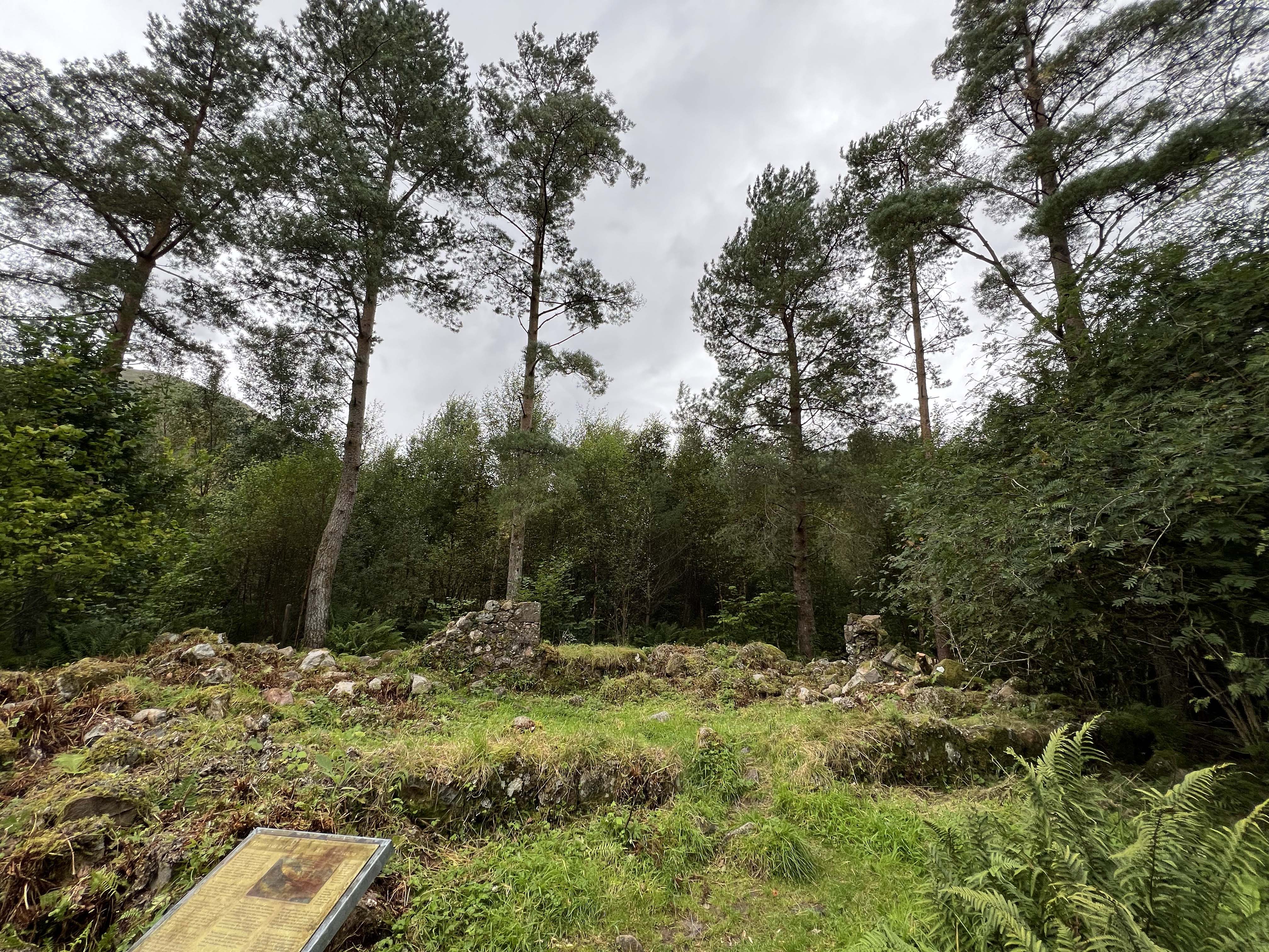 ruins of an old rock house